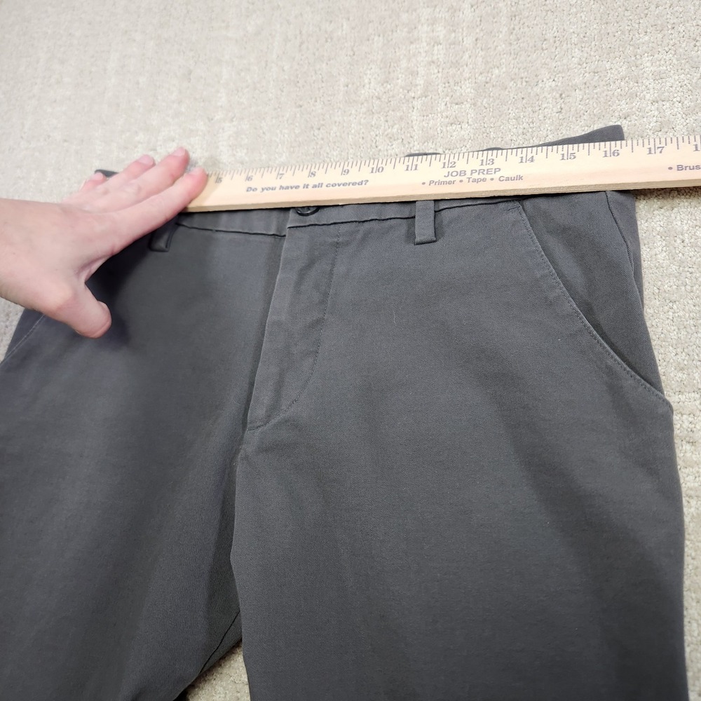 Dockers Pants Men 32x30 Gray Straight Fit Chino Elastic Waist Stretch - Picture 5 of 12